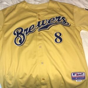 Brewers Braun Jersey #8